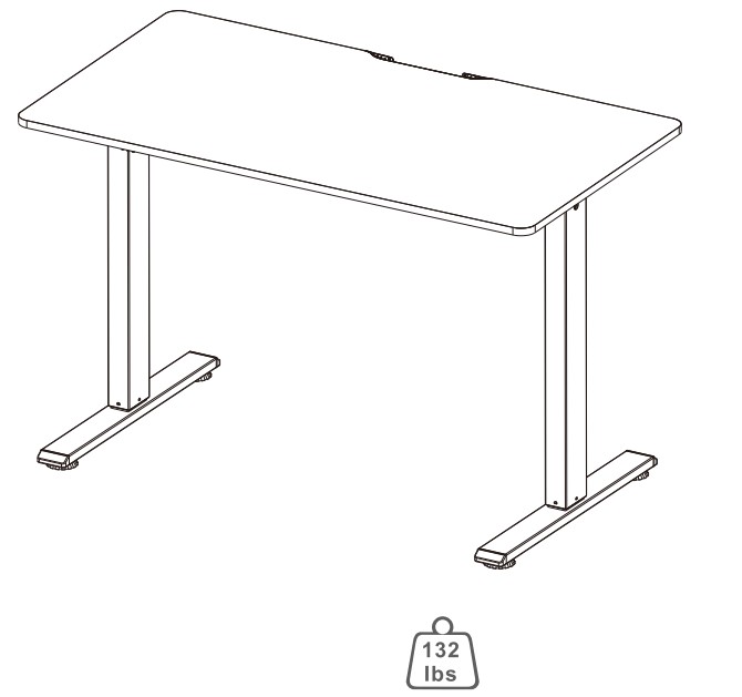 SANODESK QS1B-1160 Electric Standing Desk
