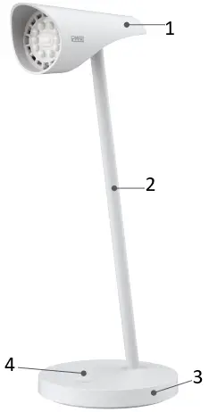 SANSI 1300121000 6W LED Desk Lamp A1