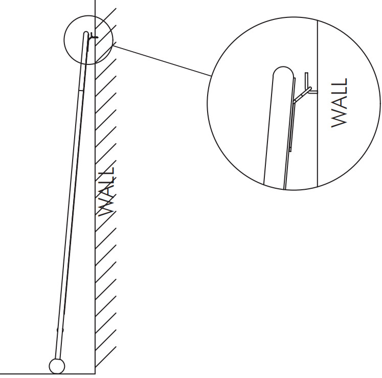 SARAH ELLISON Pierre Floor Mirror - wall hook