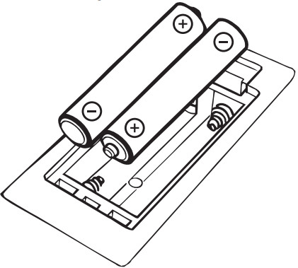 SAVIO RC-16 Universal Remote Control - bottom of the battery