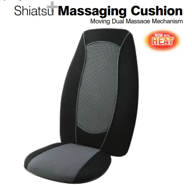 SBM-301MH Shiatsu + Massaging Cushion with Heat