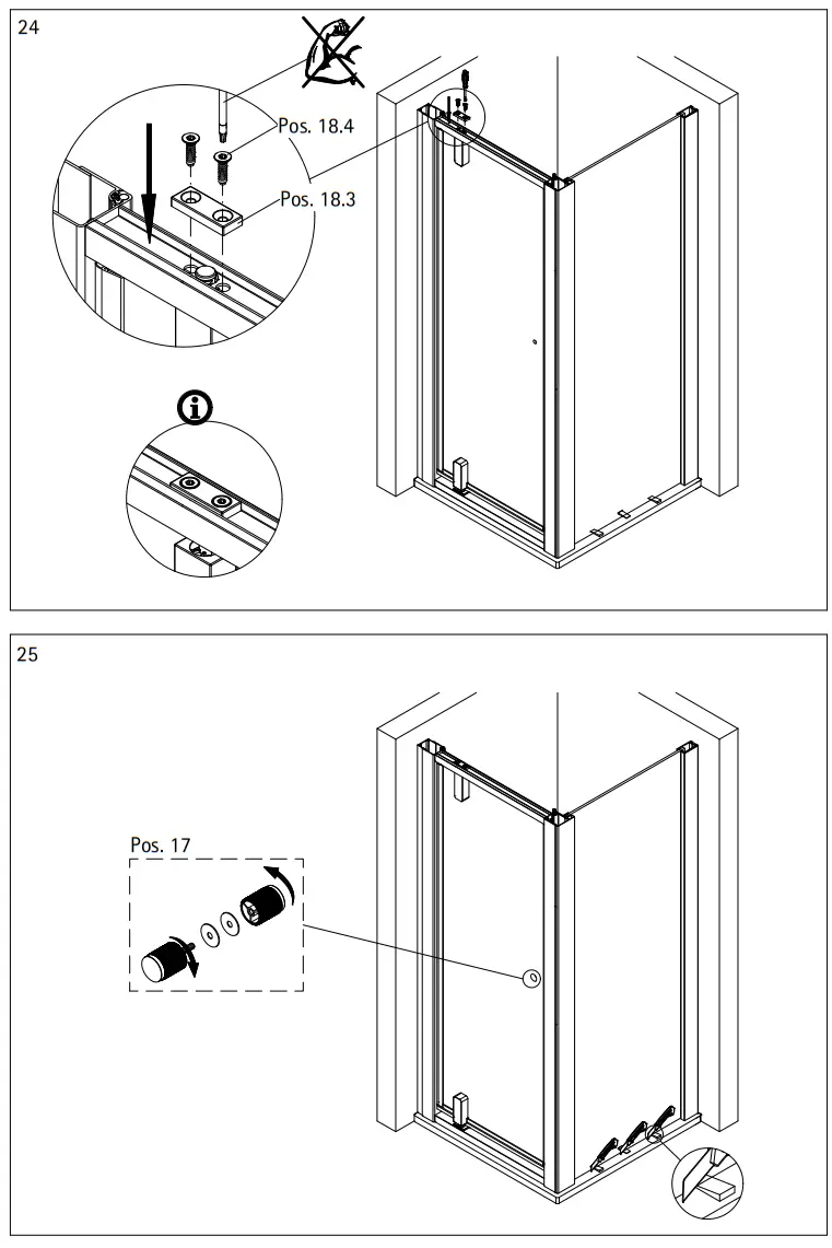SCHULTE 2125 0 Shower Door with Side Panel - Figure 13