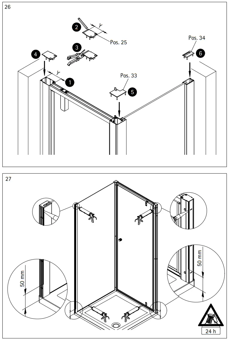 SCHULTE 2125 0 Shower Door with Side Panel - Figure 14
