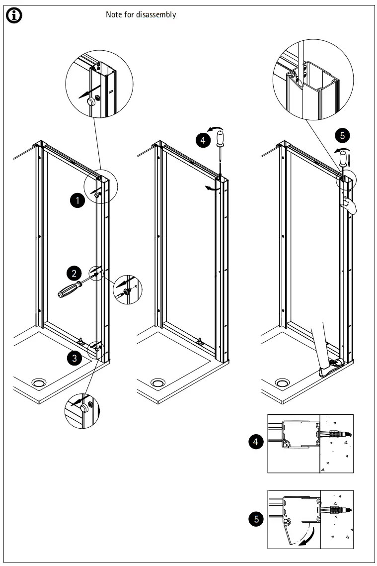 SCHULTE 2125 0 Shower Door with Side Panel - Figure 16