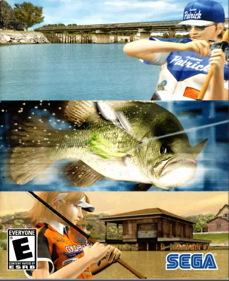 SEGA PS2 Bass Fishing Duel
