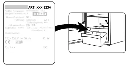 SEVERIN KS 8824 Refrigerator - Sales Service