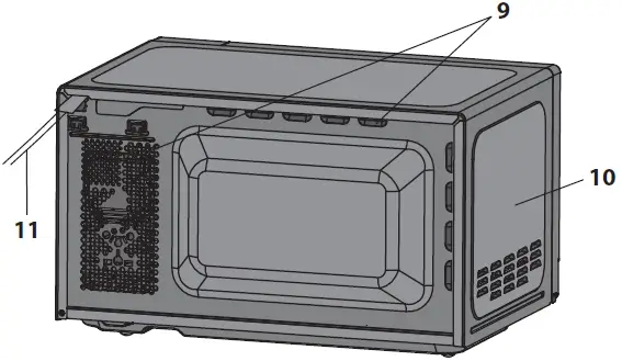 SHARP YC-MS181AE Microwave Oven 06