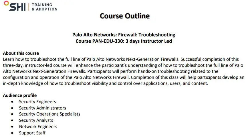 SHI-PAN-EDU-330-Course-3-Days-Instructor-LED-product