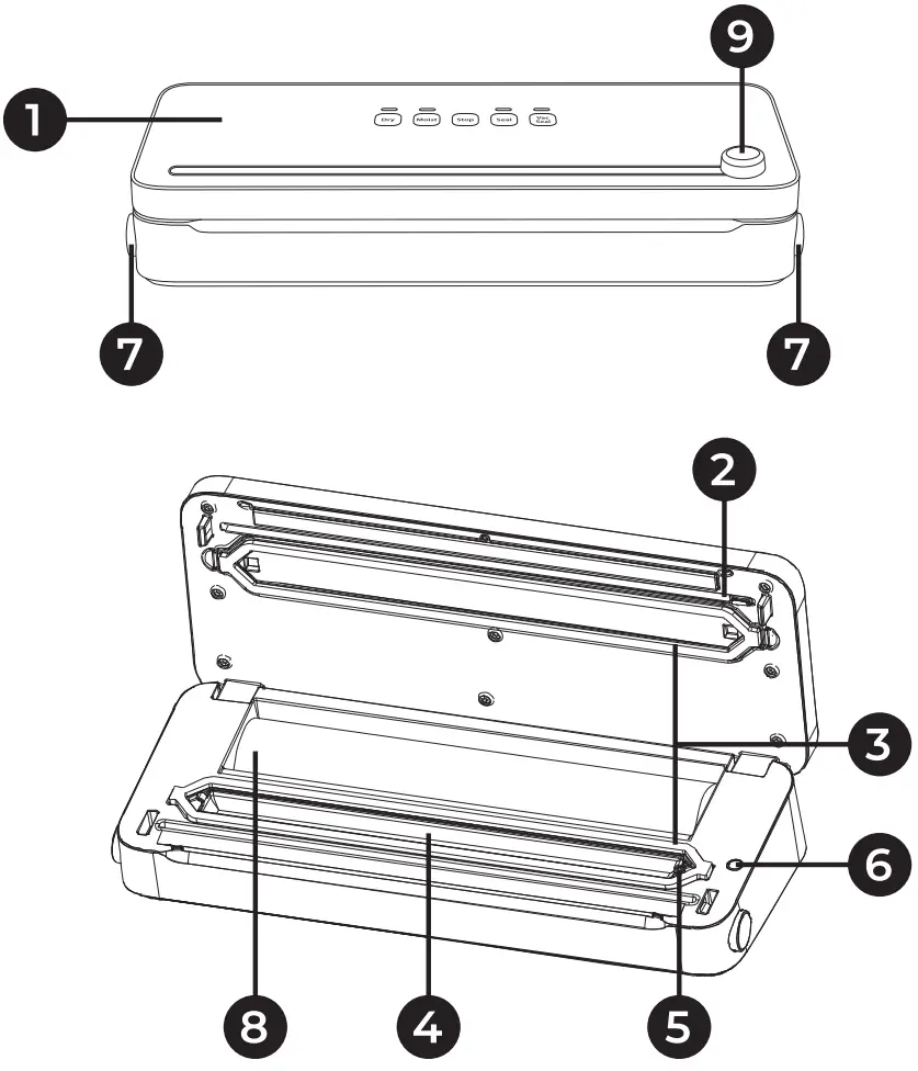SIGURO VS210 Automatic Vacuum Sealer - Overview