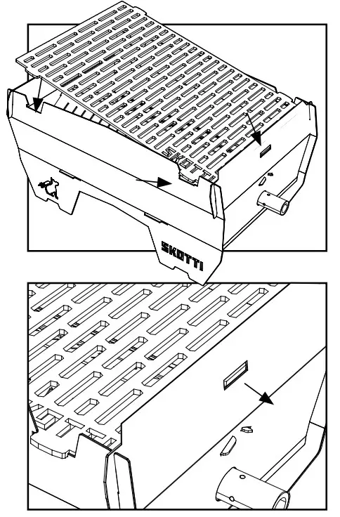 SKOTTI Gas Barbecue - Setting up 8