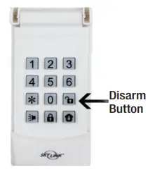 SKY LINK KN MT Security Keypad Alarms- Disarm