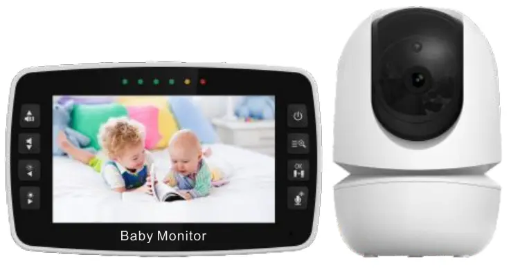 SM43A Digital Wireless Video Baby Monitor with 4 3 Inches Color Screen