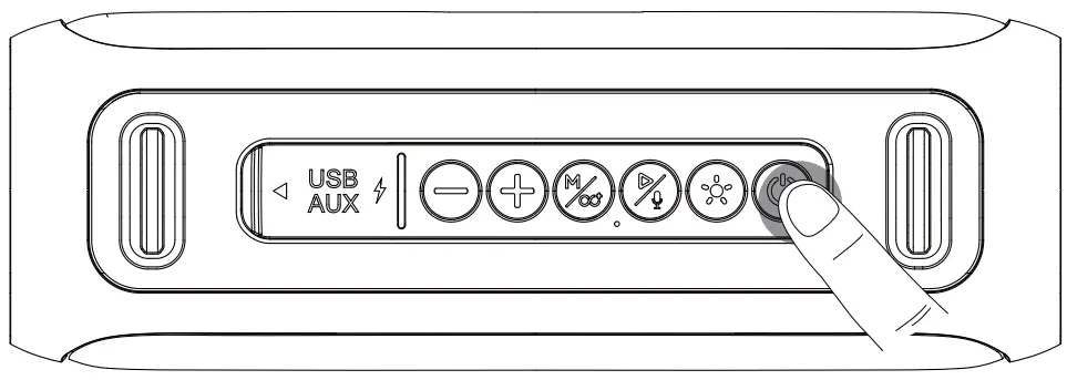 SOUNARC P3 Portable Outdoor Speaker - Power On Off