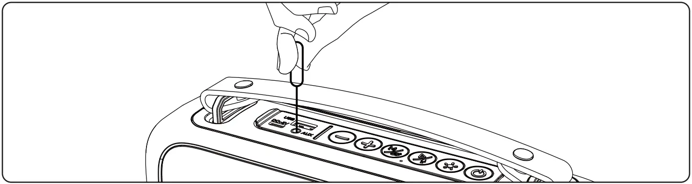 SOUNARC P3 Portable Outdoor Speaker - Reset