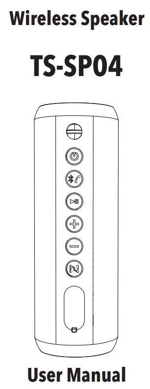 SPRACHT TS-SP04 Wireless Speaker User Manual