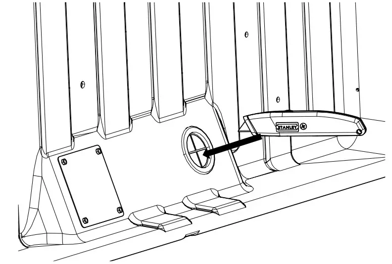 SS-44 44 Inch Storm Shell TV Hard Cover and Wall Mount - Step 39