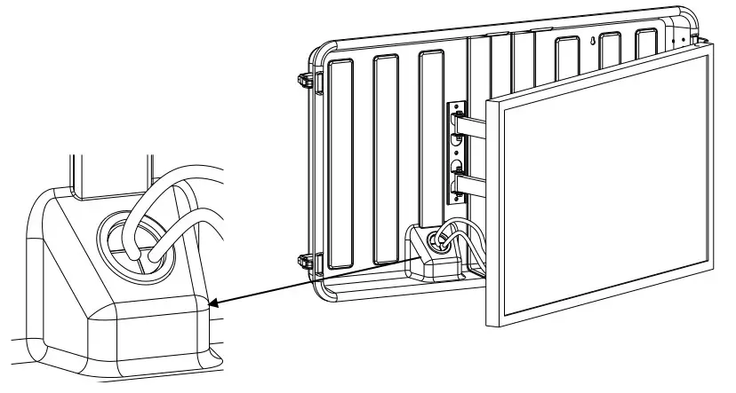 SS-44 44 Inch Storm Shell TV Hard Cover and Wall Mount - Step 40