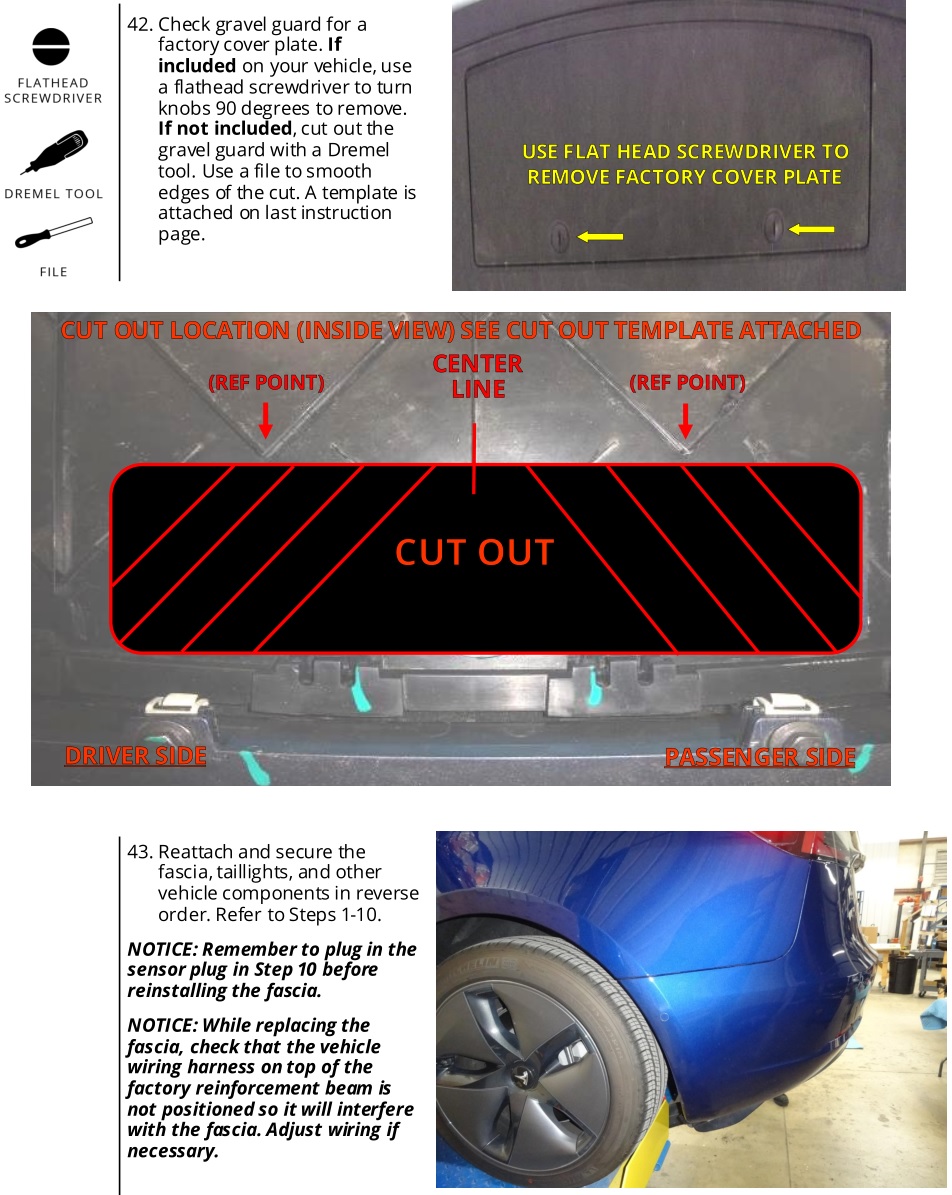 STEALTH HITCHES SHR09001 Rack Receiver Kit Box for Tesla Model 3 Hitch - REINSTALL VEHICLE COMPONENTS