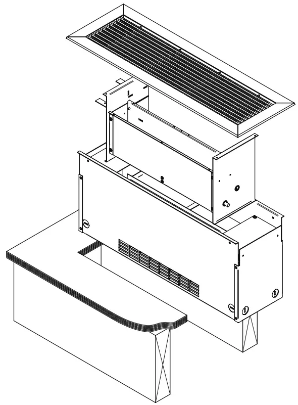 STELPRO FI1512 FI Series Floor Insert Heater - FLOOR OPENING