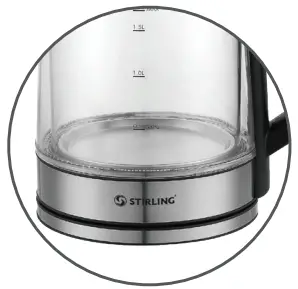 STIRLING GK17D 1 7 L Kettle Dual Wall Glass - Step 2