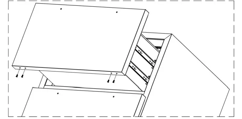 SUMMIT SPR275OS2D Frost Free Drawer Refrigerator - Fig 3