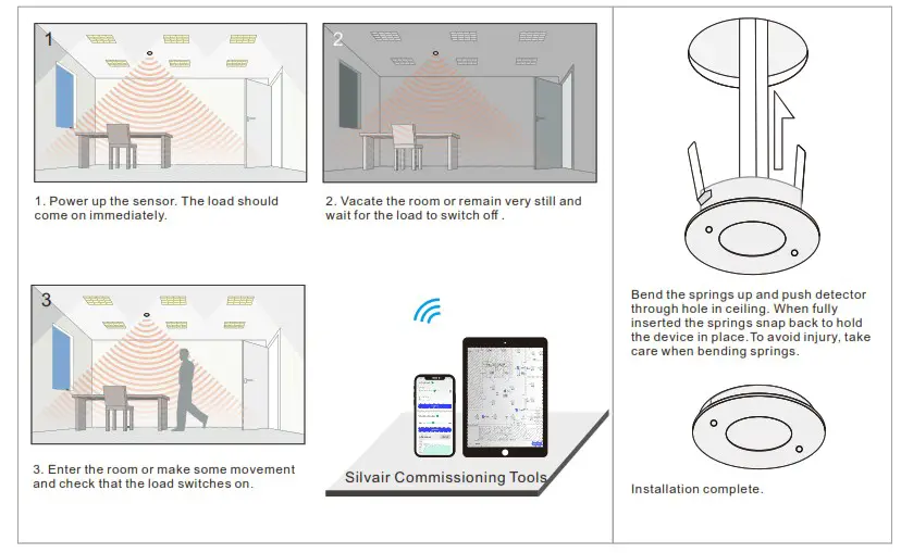 SUNRICHER 0-10V BLE Ceiling Mounted PIR Sensor Controller - Application