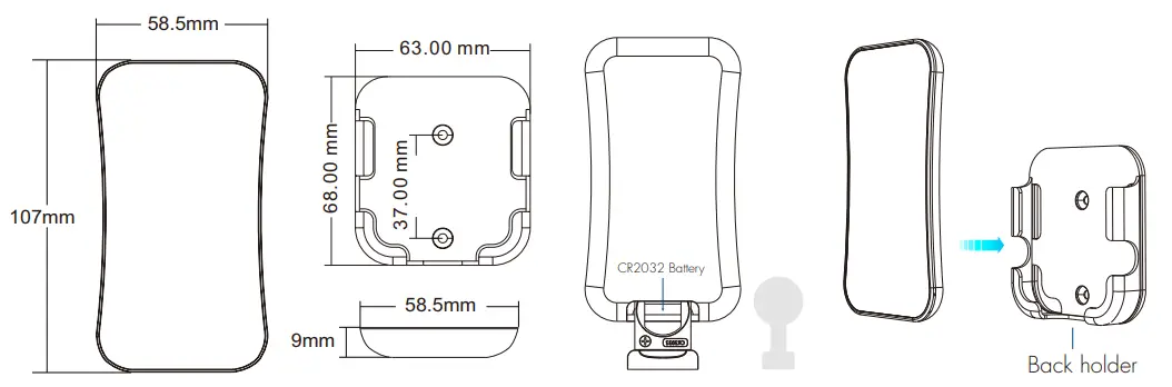 SUPERLIGHTINGLED R15 Zone RGB Remote Control - Mechanical