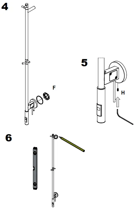 SVEDBERGS AMOR 230V Towel Dryer - Fig6