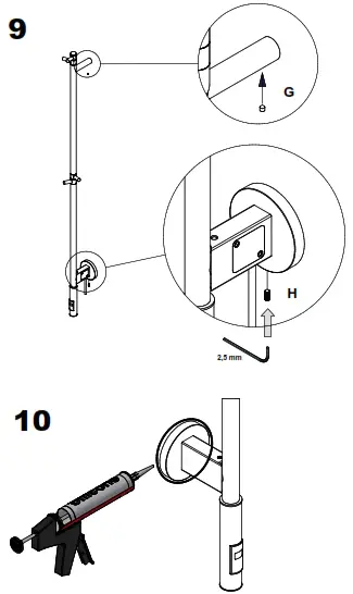 SVEDBERGS AMOR 230V Towel Dryer - Fig8
