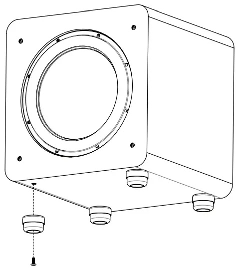 SVS PB 2000 SoundPath Subwoofer Isolation System - CABINET