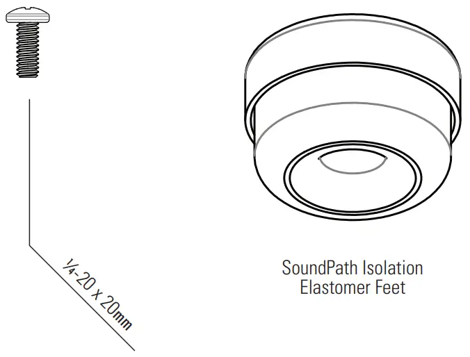 SVS PB 2000 SoundPath Subwoofer Isolation System - Package