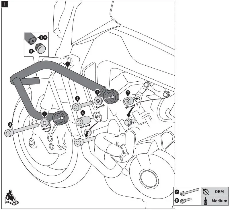 SW-MOTECH-Yamaha-MT-09 -20-)-Crash-Bar-fig-3