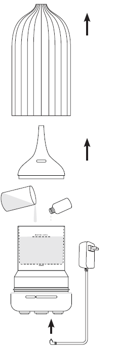 Saje Aroma Rise Cascade Ultrasonic Diffuser 2