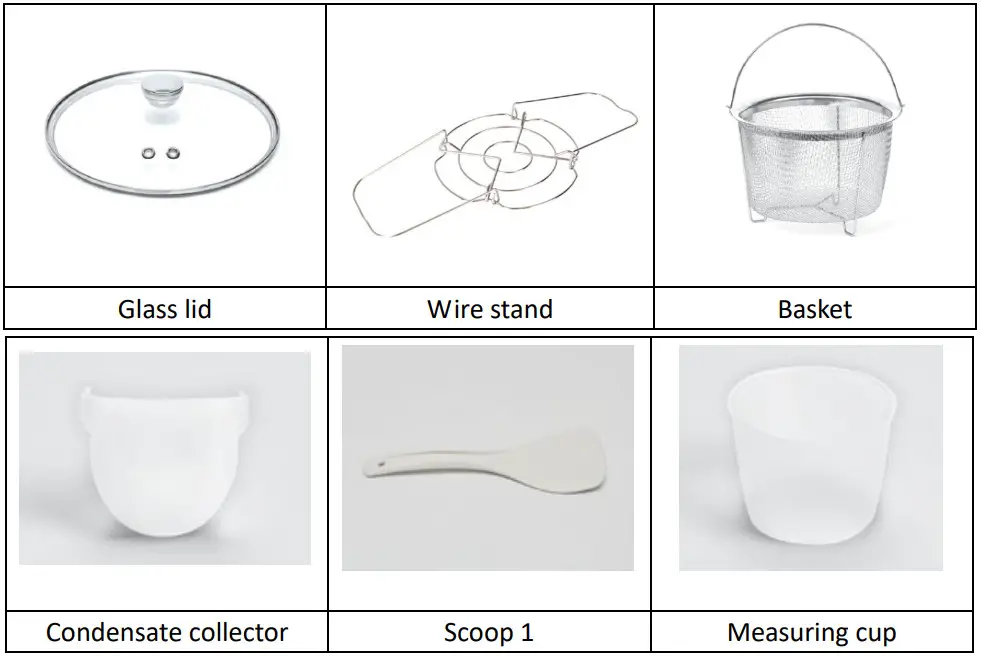 Salente Cuco II Multifunctional Cooker - OTHER ACCESSORIES