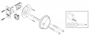 Schlage B80 B80F Single Sided Residential Deadbolt User Manual