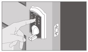 Schlage Touch Keyless Touchscreen Deadbolt Lock - Enter a User Code