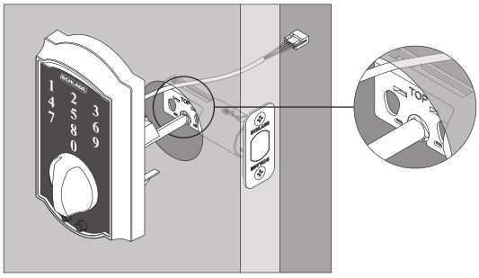 Schlage Touch Keyless Touchscreen Deadbolt Lock - Install the touchscreen