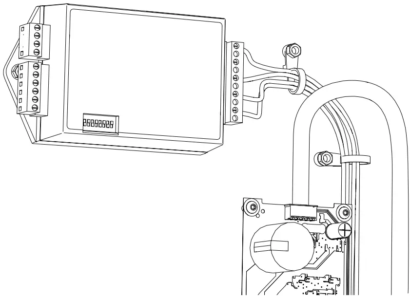Schneider Electric 6848 NA XW Pro Solar Hybrid Inverter - Power meter installed