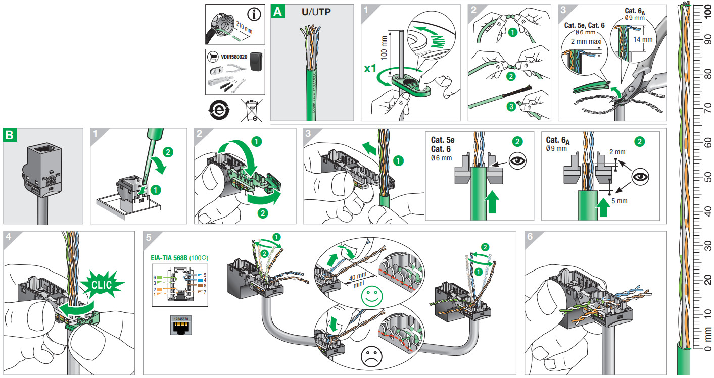 Schneider Electric NU341454 Data Socket - Figure 1