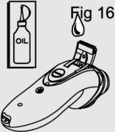 Trimmer Teeth Oiling