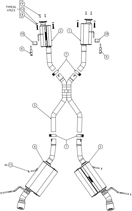 Cat Back Exhaust System