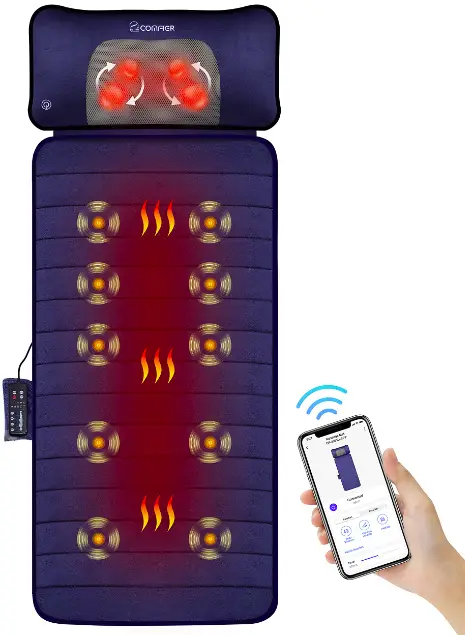 COMFIER SL-391S Massage Mat with Heat Pad