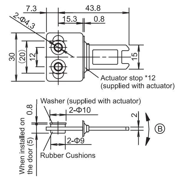 Accessories dimensions