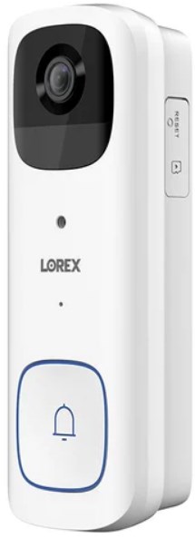 LOREX B463AJDEWHT Wi-Fi 2K Smart Video Doorbell