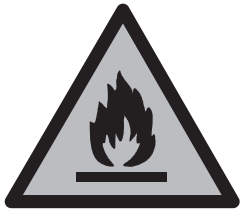 Flammable Warning Icon