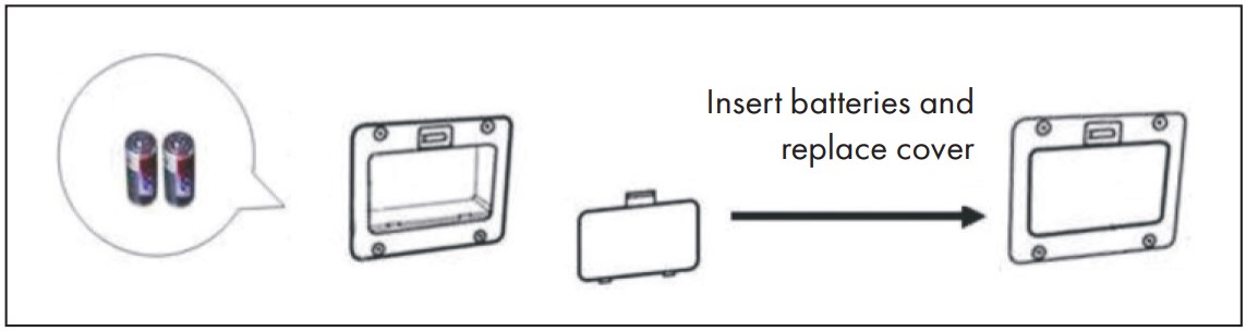 Insert the battery