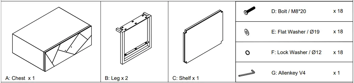 Product Assembly Instructions LCMULAGR