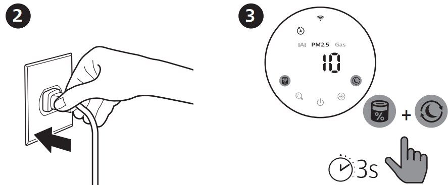 Filter reset