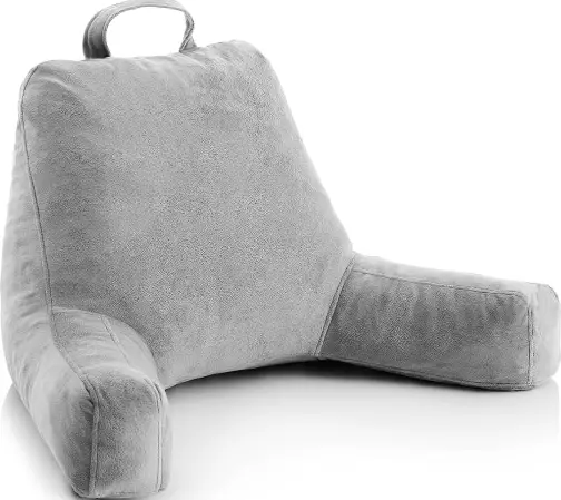 Linenspa 1.0 Reading Pillow with Shredded Memory Foam 
