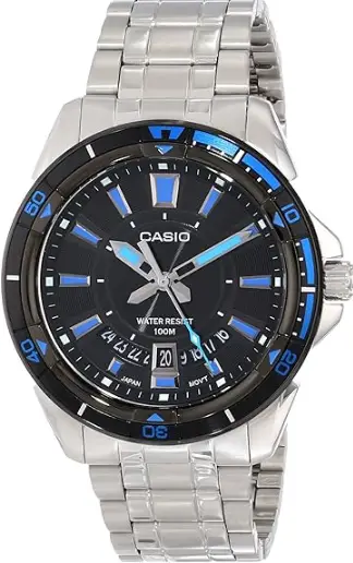 casio 5128 Mens Watch Black Resin Dive Watch